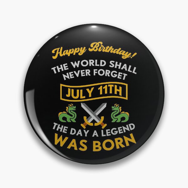Item preview, July 11th The Day A Legend Was Born Dragons And Swords Design (Light) designed and sold by Graograman.