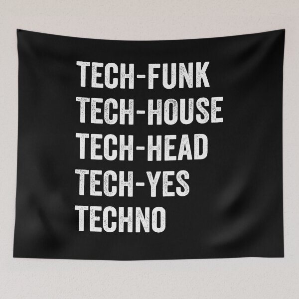 Item preview, Tech-Yes Techno designed and sold by ProjecTees.