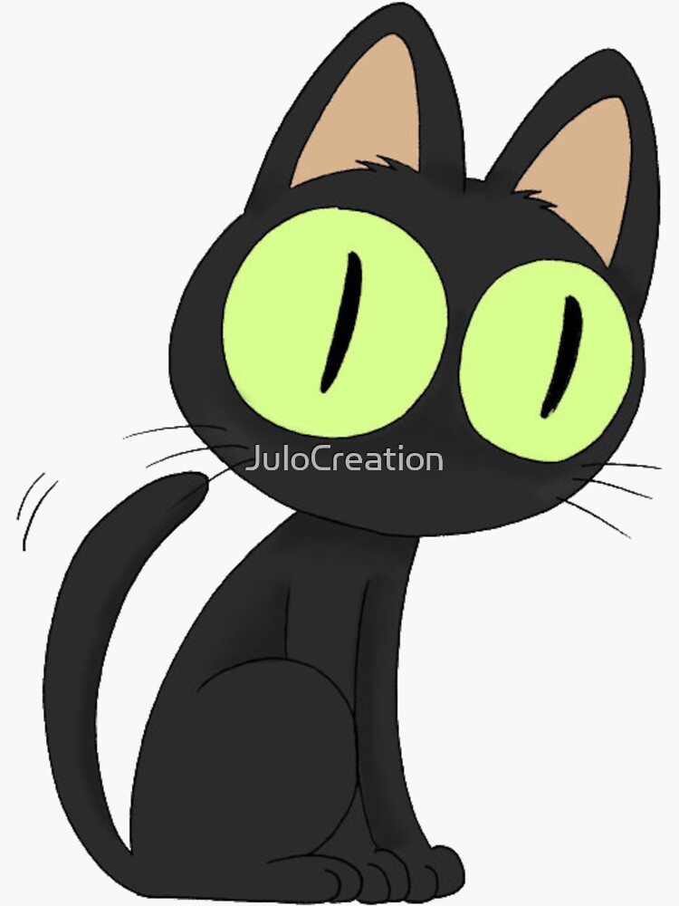 "Trigun - Kuroneko" Sticker by JuloCreation | Redbubble
