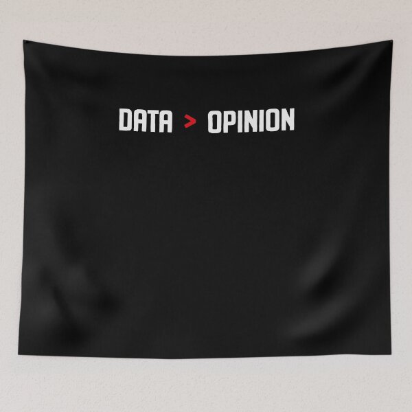 Item preview, Data Scientist - Data vs Opinion designed and sold by Silver Medal.