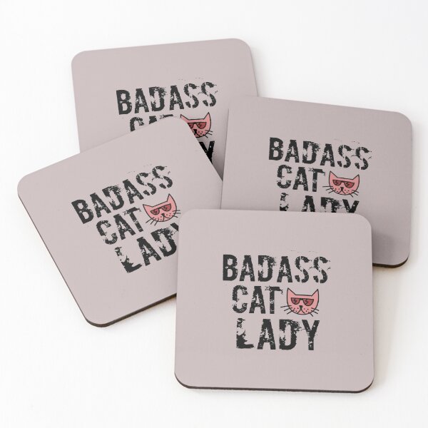 Item preview, Badass cat lady fun crazy cat lady designed and sold by medbouk1.