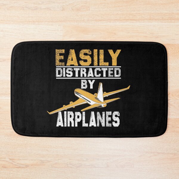 Item preview, Easily distracted by airplanes: Funny airplanes lovers design for men, women ,girls and boys. designed and sold by Otmaneshop.
