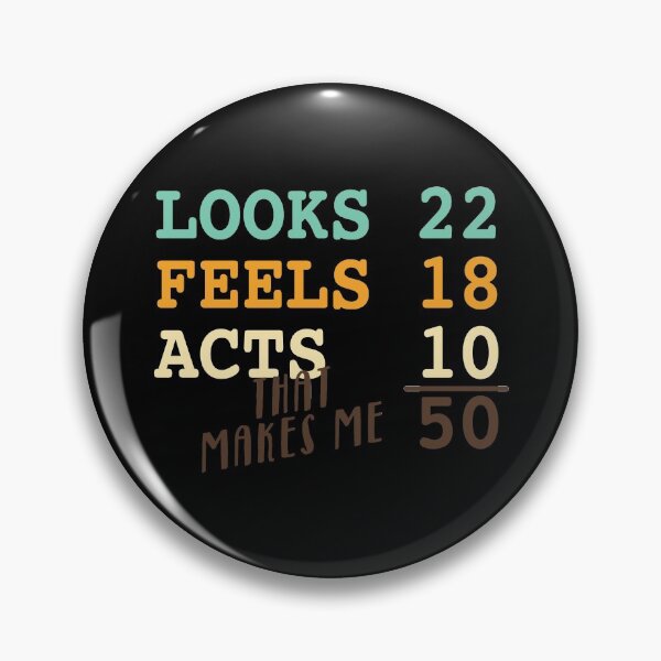 Item preview, Looks 22 Feels 18 Acts 10 That Makes Me 50 designed and sold by Dutlu.