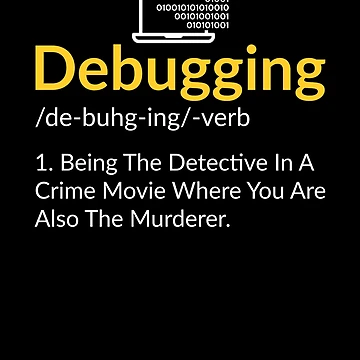 Artwork thumbnail, Software Developer Debugging Funny Quote by Silver Medal