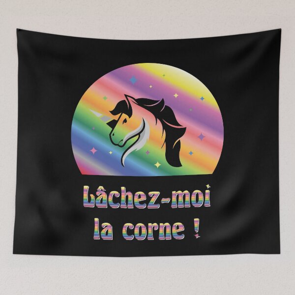 Item preview, Let go of my horn! - Unicorn Humor Message designed and sold by rubislys.