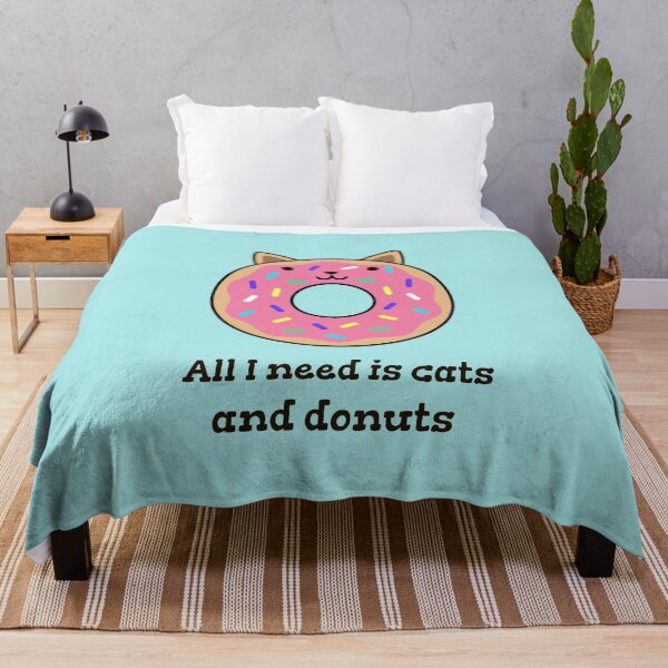 Item preview, All I Need is cats and donuts designed and sold by art-fox.