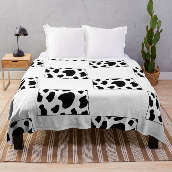 Item preview, Cow Print North Dakota designed and sold by moxsto.