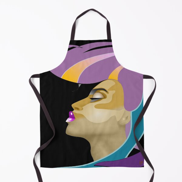 Item preview, extravagant pose of a woman's face in profile designed and sold by jumapa.