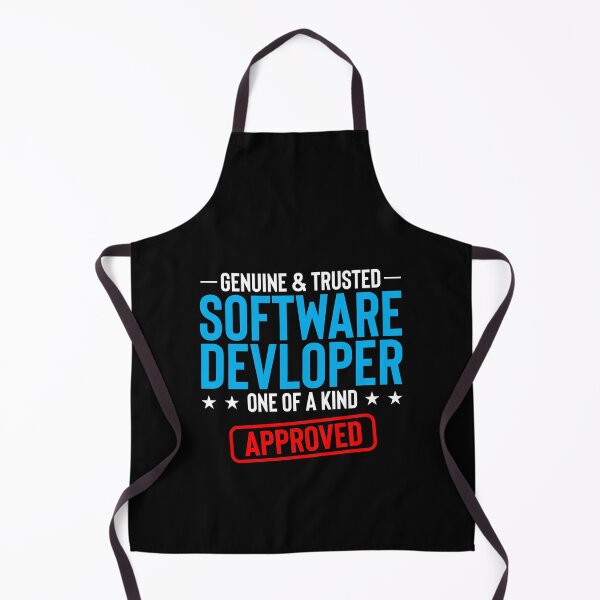 Item preview, Software Developer Approved Funny Typography designed and sold by Silver Medal.