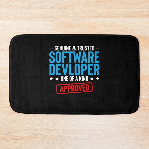 Item preview, Software Developer Approved Funny Typography designed and sold by Silver Medal.