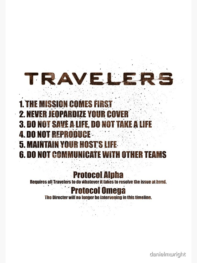 Travelers The Protocols Rules Spiral Notebook