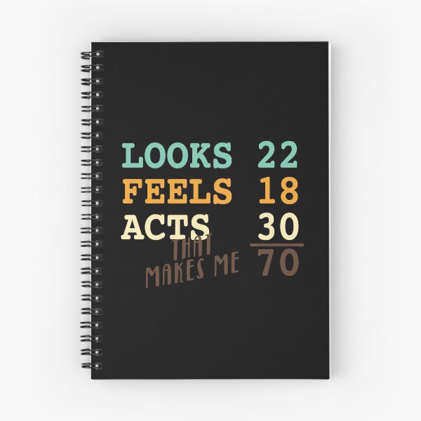 Item preview, Looks 22 Feels 18 Acts 30 That Makes Me 70 designed and sold by Dutlu.