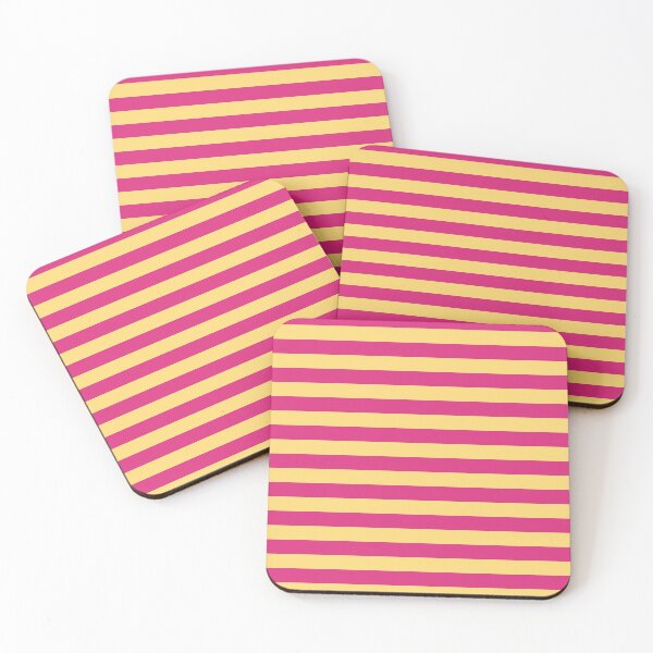 Item preview, Pink Yellow Stripes designed and sold by RioCariocaClub.