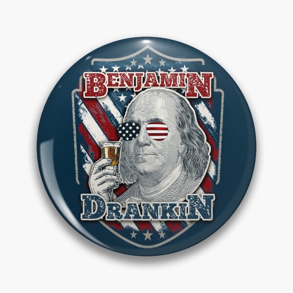 Item preview, Benjamin Drankin - Funny and Patriotic 4th of July Independence Day designed and sold by Nfty-Planet01.