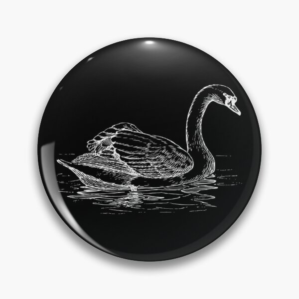 Item preview, Black And White Cute  Abbotsbury Swan designed and sold by mewsis.