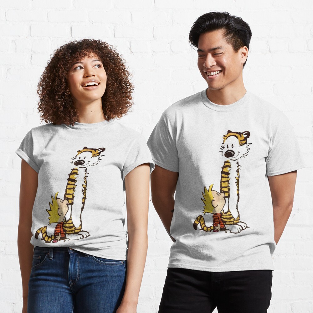 Discover funny calvin and hobbes Classic T-Shirt