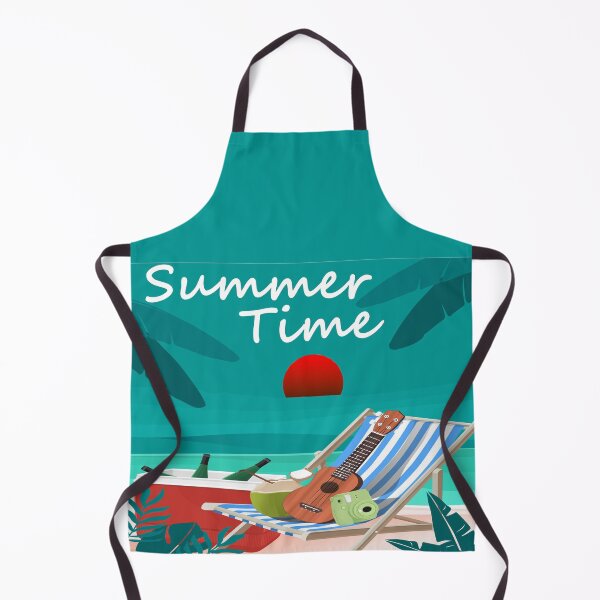 Item preview, Summer Vacation Tropical Beach Chair Ukulele Coconuts designed and sold by LashCreations.