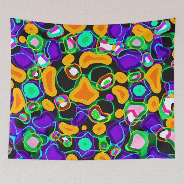Item preview, Bio diversity festival - abstract landscape designed and sold by Xdelacra.
