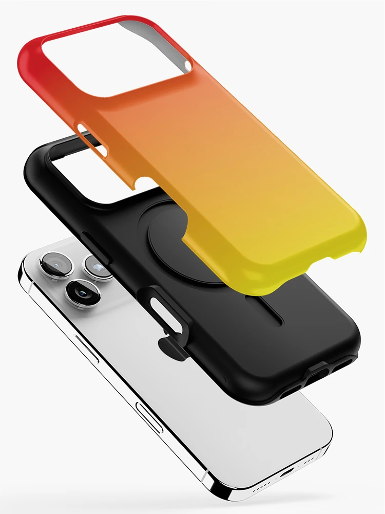 Thumbnail 2 of 4, iPhone Case, Sunset Fade Gradient Pattern designed and sold by miraclemaker.