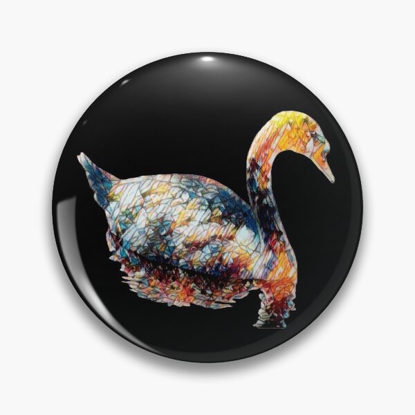 Item preview, Colorful Mute Abbotsbury Swan designed and sold by mewsis.