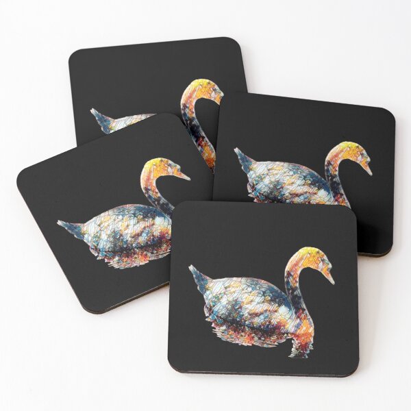 Item preview, Colorful Mute Abbotsbury Swan designed and sold by mewsis.