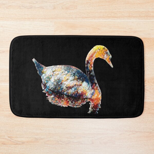 Item preview, Colorful Mute Abbotsbury Swan designed and sold by mewsis.