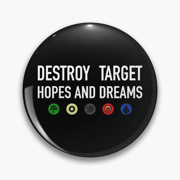 Item preview, MTG Destroy Hopes and Dreams white designed and sold by MWDG-DesignsMTG.