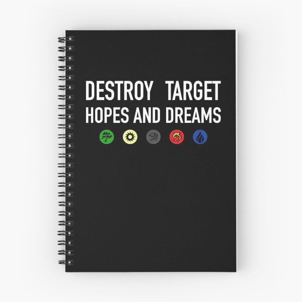 Item preview, MTG Destroy Hopes and Dreams white designed and sold by MWDG-DesignsMTG.