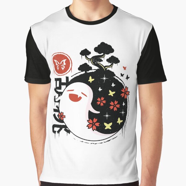 Genshin Impact Hu Tao Ghost Graphic T-Shirt