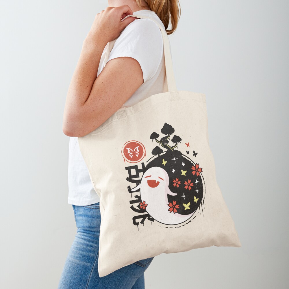 Genshin Impact Hu Tao Ghost Tote Bag