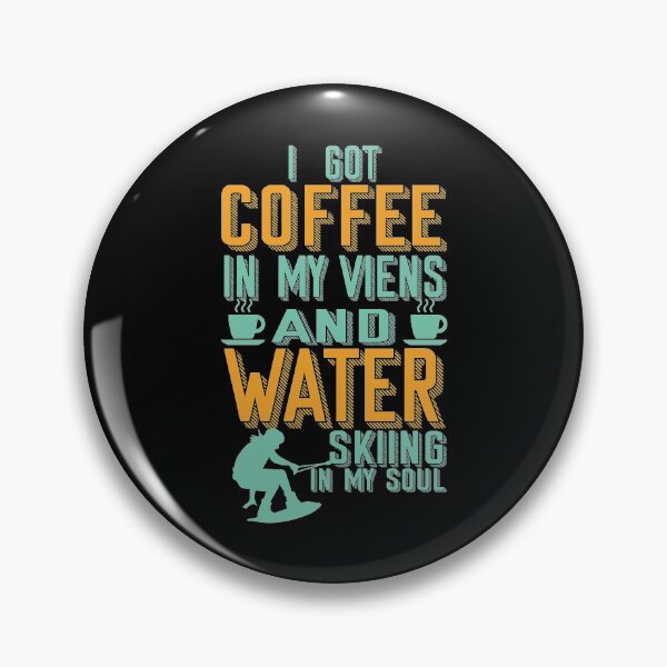 Item preview, Waterskiing Waterskiing Waterskiing Water sports and coffee designed and sold by rico-09.