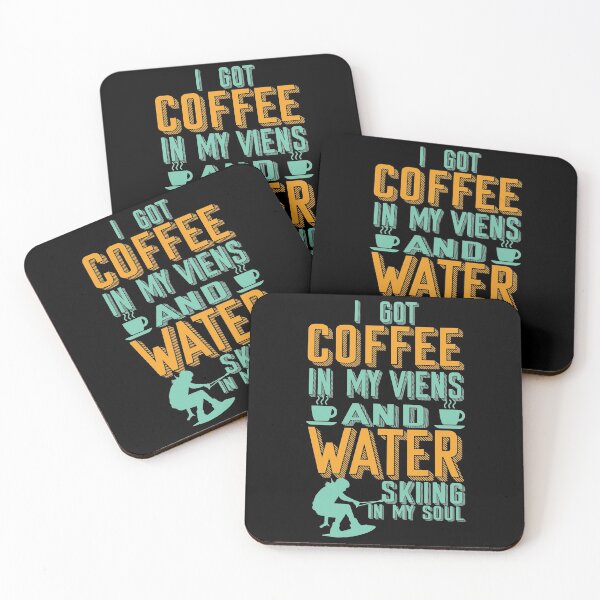 Item preview, Waterskiing Waterskiing Waterskiing Water sports and coffee designed and sold by rico-09.