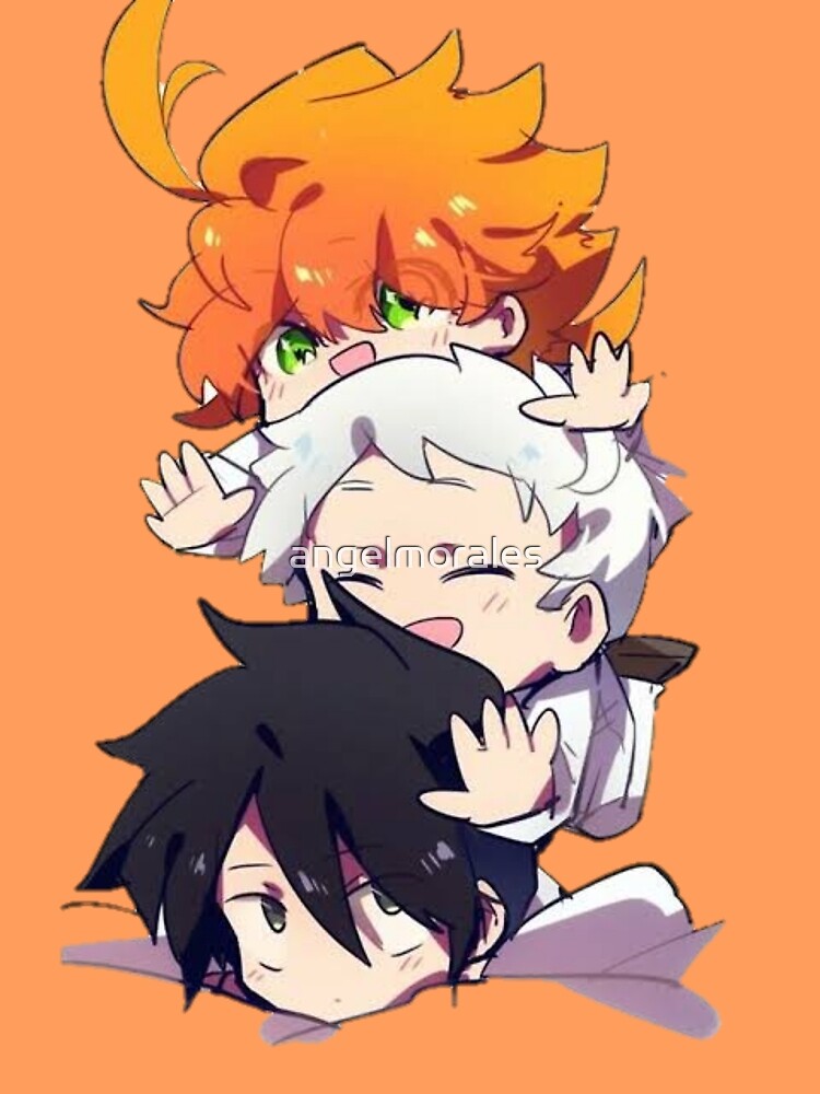 The Promised Neverland - Emma, Ray, and Norman Chibi Poster (15 x 20.5)