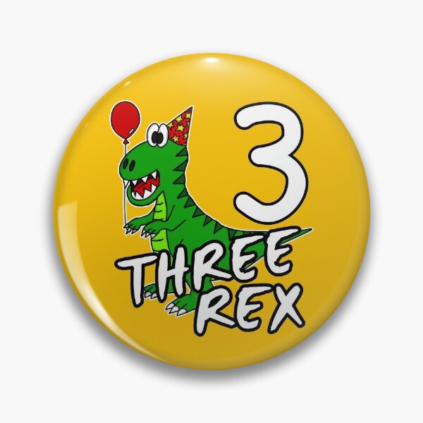 Item preview, Three Rex 3rd Birthday Dinosaur T-Rex Funny designed and sold by doodlerob.