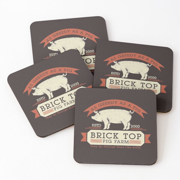 Item preview, Brick Top Pig Farm - As Greedy as a Pig designed and sold by McPod.