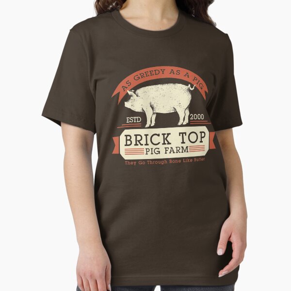 Artikel-Vorschau von Brick Top Schweinefarm - so gierig wie ein Schwein, designt und verkauft von McPod.