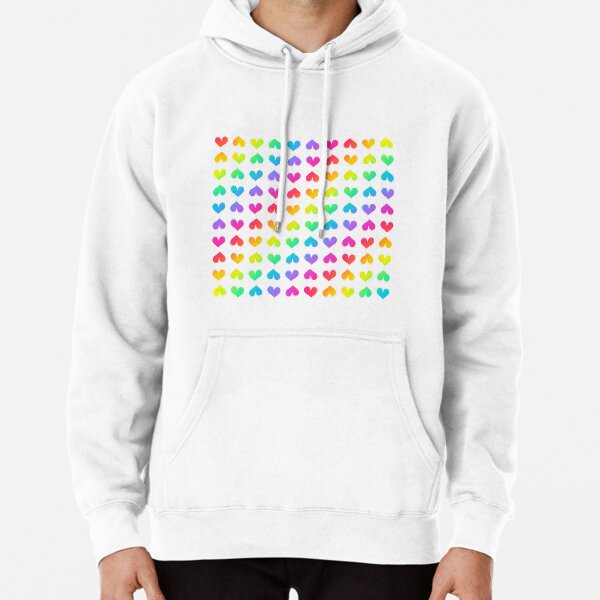 Rainbow checkerboard sale hoodie