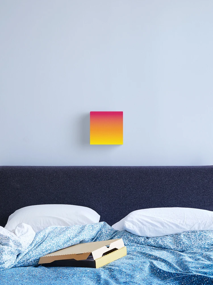 Thumbnail 2 of 3, Canvas Print, Mango Fade Gradient Pattern designed and sold by miraclemaker.