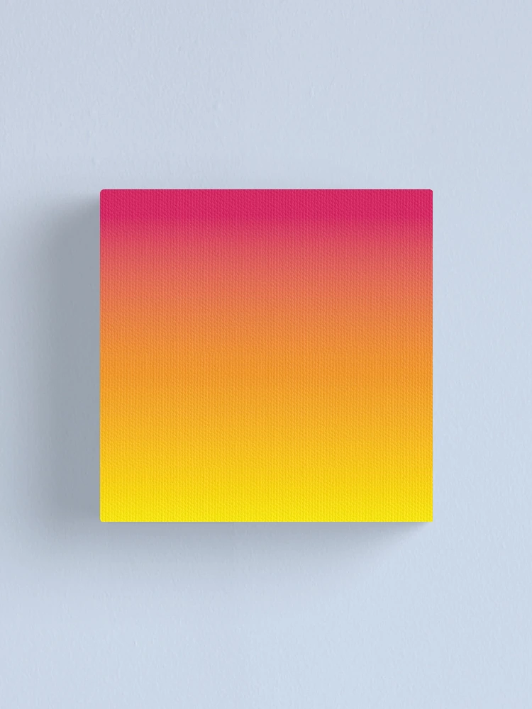 Thumbnail 1 of 3, Canvas Print, Mango Fade Gradient Pattern designed and sold by miraclemaker.