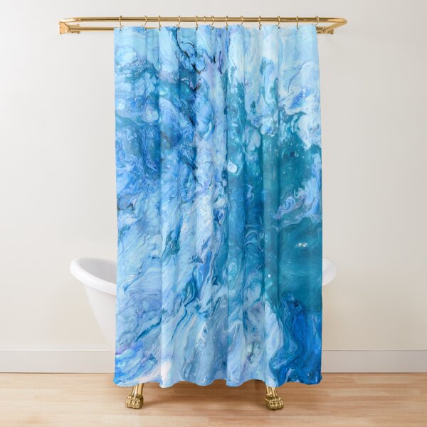 Item preview, Foamy Ocean Blue Waves designed and sold by Stylish Printing.