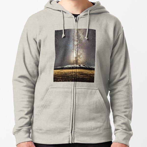 Tibetan nights Zipped Hoodie
