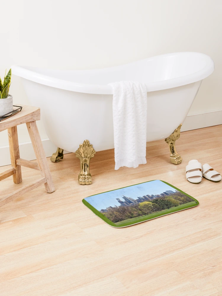 Thumbnail 2 of 6, Bath Mat, Philadelphia In The Spring designed and sold by Lynney.