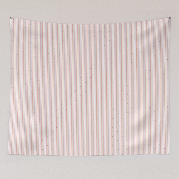 Item preview, Boardwalk Coral Polka Dot Stripe designed and sold by TinyGinkgo.