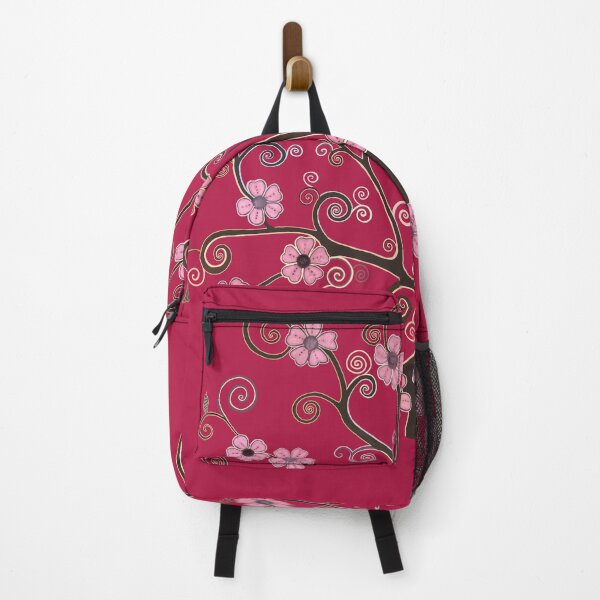 Item preview, Spiral Sakura Tree of Life Cherry Red designed and sold by QuirkyCraftz.