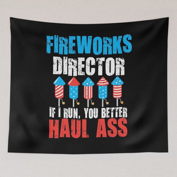 Item preview, Fireworks Director If I Run 4th Of July Fourth Men designed and sold by PinkyTree.