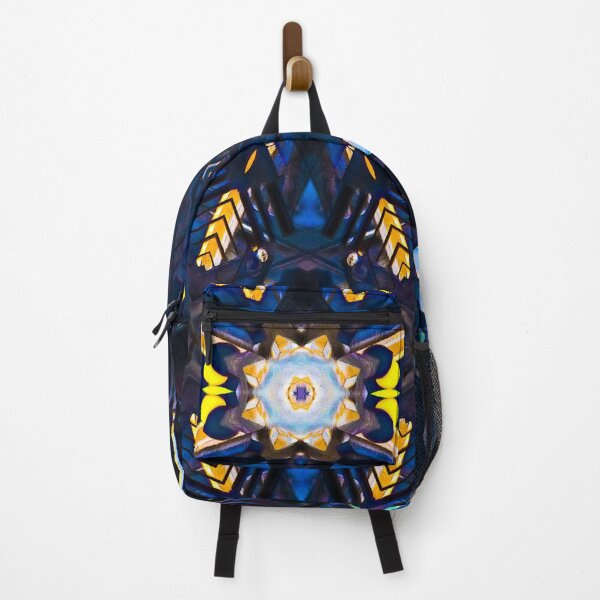 Item preview, Abstract yellow and blue flower designed and sold by BoxOfGraphics.