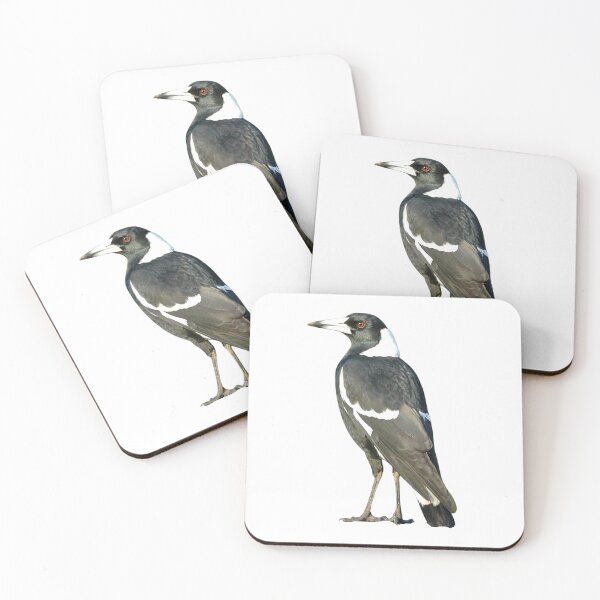 Item preview, MAGPIE - Australian Magpie Bird Portrait Aussie Wildlife HD Magpie designed and sold by Go Logo Designs.