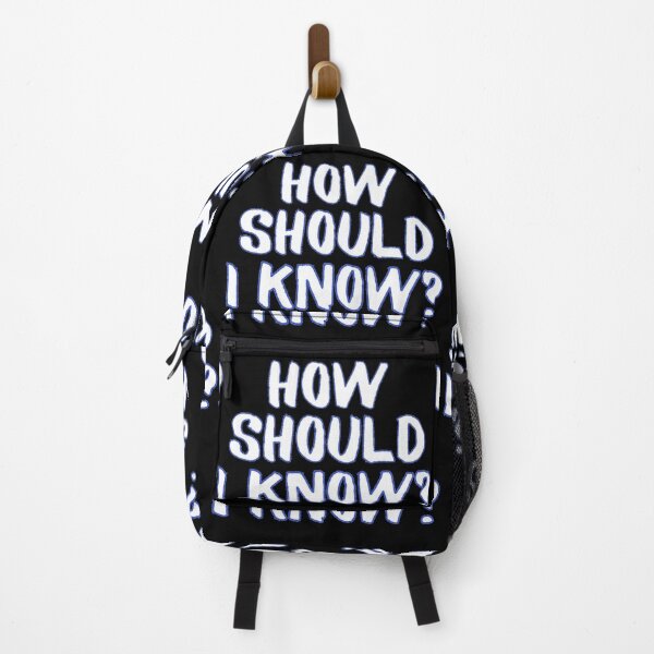 Item preview, How should I know? designed and sold by Kid Wits Ink  "Wise enough to leave a lasting impression!".