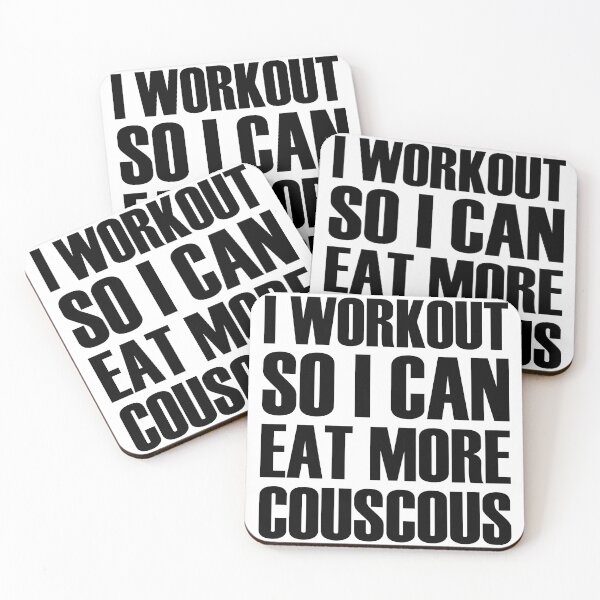 Item preview, I Workout So I Can Eat More Couscous designed and sold by IzzyTheWizz.