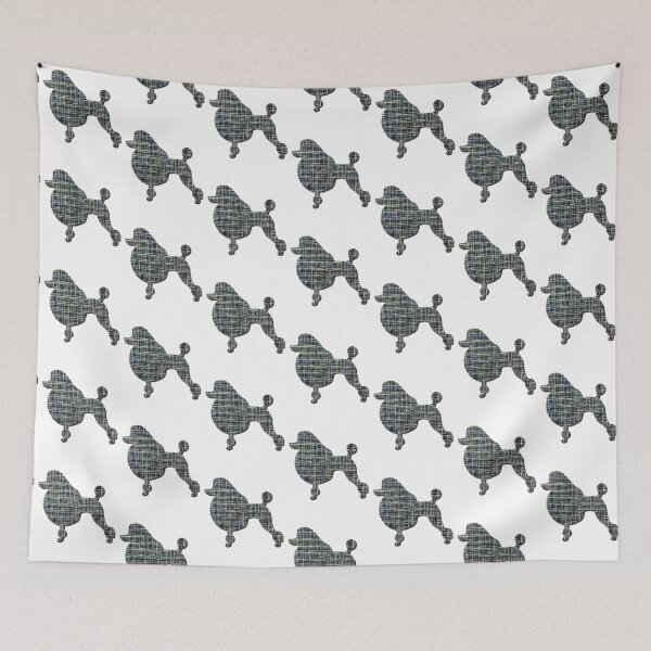 Item preview, Love My Poodle Grid Silhouette  designed and sold by AMSonArt.